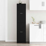 Apothecary Cabinet Black oak 40 x 41 x 174.5 cm Engineered wood 3365626