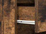 Bedside Cabinets with 3 Drawers 2 pcs Smoked Oak 39x35x65 cm 861346
