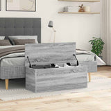 Storage Box Grey Sonoma 90x35x35 cm Engineered Wood 840686