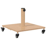 Outdoor Umbrella Base Light wood 45 x 45 x 31 cm Steel 42010366