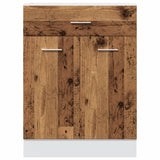 Drawer Bottom Cabinet Lyon Old Wood 60x46x81.5 cm Engineered Wood 856089