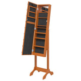 Free-Standing Mirror with LED 34x37x146 cm 351768