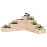 Garden Planter 4-Tier 80.5x79x36 cm Solid Wood Pine 825317