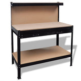 141769 Workbench with Pegboard and Drawer