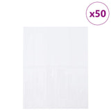 Rectangular Tile 50 pcs White 29 x 23 x 0.08 cm 42021265
