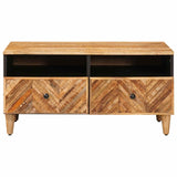 Coffee Table with Drawer Brown 80 x 54 x 40 cm Solid Mango Wood 4018929
