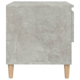 Bedside Tables 2 pcs Concrete Grey 50x46x50 Engineered Wood 819541