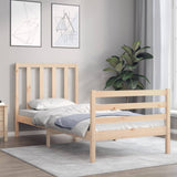 Bed Frame without Mattress 90x200 cm Solid Wood Pine 3193776