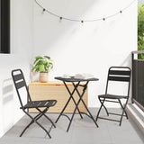 Garden Folding Chair Folding 2 pcs Anthracite 42 x 52 x82cm 42002942