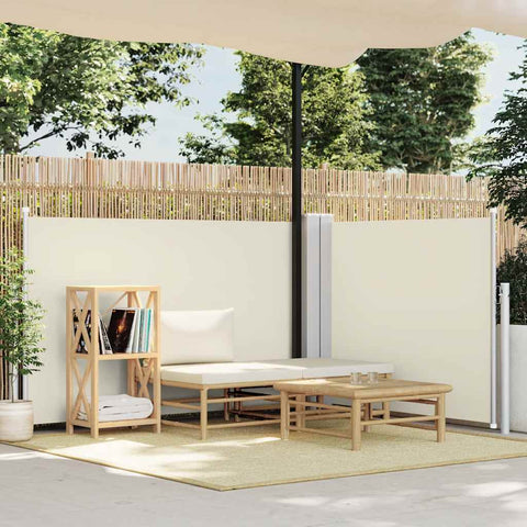 Retractable Side Awning Cream 120x1000 cm 48479