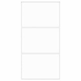 Sliding Door White 102.5x205 cm Tempered Glass and Aluminium 155206