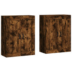 Wall Mounted Cabinets 2 pcs Smoked Oak Engineered Wood 3198022