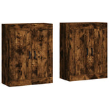 Wall Mounted Cabinets 2 pcs Smoked Oak Engineered Wood 3198022