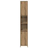 3 Piece Bathroom Furniture Set Artisan Oak Engineered Wood 3328566