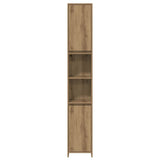 ZNTS 3 Piece Bathroom Furniture Set Artisan Oak Engineered Wood 3328566