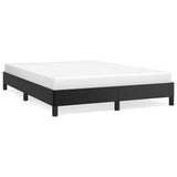 Bed Frame without Mattress Black 137x190 cm Full Faux Leather 346932