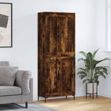 Highboard Smoked Oak 69.5x34x180 cm Engineered Wood 3199686