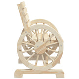 Garden Chair Natural wood Solid Fir Wood 58x58x78.5 cm Durable 365099