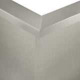 Retaining Wall 50 x 50 x 50 cm Stainless Steel Silver 8015193