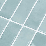 Rectangular Tile 20 pcs Grey Green 29 x 23 x 0.08 cm 42021270