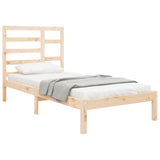 Bed Frame without Mattress Solid Wood 75x190 cm Small Single Small Single 3105755