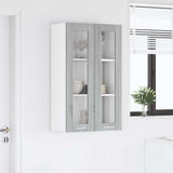Hanging Cabinet Grey Sonoma 60 x 31 x 100 cm Engineered Wood 884391