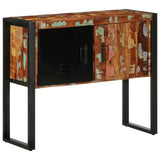 Console Cabinet Multicolour 90x35x75 cm Solid Wood Reclaimed 4013572
