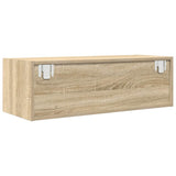 TV Cabinet Sonoma Oak 80x31x25.5 cm Engineered Wood 861512