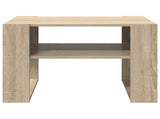 Coffee Table Sonoma Oak 66 x 53 x 45 cm Engineered Wood 8000102