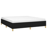 Bed Frame without Mattress Black 180x200 cm Super King Super King Fabric 349871