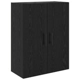 Highboard with Drawer 2 pcs Black Oak 69.5 x 34 x 180 cm 3416190