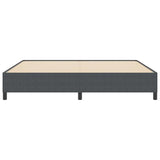 Box Spring Bed Dark Grey 200 x 200 cm Velvet 42006988