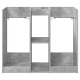 Golf Cabinet Plain Concrete Grey 102 x 45 x 85.5 cm 899458