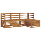 Outdoor Sofa Set 4 pcs Natural 3374589