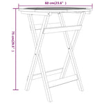 3 Piece Garden Dining Set Solid Wood Teak 3087187