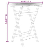 3 Piece Garden Dining Set Solid Wood Teak 3087187