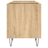 Record Cabinet Sonoma Oak 121x38x48 cm Engineered Wood 831679