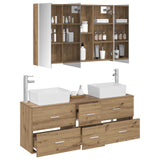 Bathroom Furniture Set 4 pcs Artisan Oak 3406870