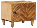 Bedside Table Brown 40 x 33.5 x 46 cm Solid Mango Wood 4018912