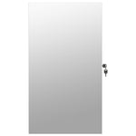 Mirror Jewellery Cabinet with LED Lights Wall Mounted White 353238