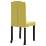 Dining Chairs 2 pcs Green Fabric 249251