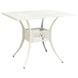 Bistro Set White Cast aluminium Standard Durable Bistro Set 3070588