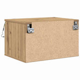 Wall-mounted Bedside Cabinet 2 pcs Artisan Oak 50 x 36 x 30 cm 863081