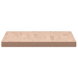 Table Top 100x60x4 cm Rectangular Solid Wood Beech 3188888