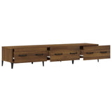 TV Cabinet Brown Oak 150x34,5x30 cm Engineered Wood 817512
