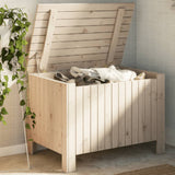 Storage Box with Lid RANA 80x49x54 cm Solid Wood Pine 4002329