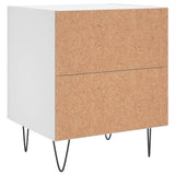 Bedside Cabinets 2 pcs White 40x35x47.5 cm Engineered Wood 827293