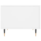 Coffee Tables 2 pcs White 50x50x40 cm Engineered Wood 829349