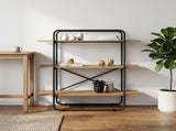 Bookshelf 3-Tier 100 x 35 x 105 cm PB Artisan Oak 8007797