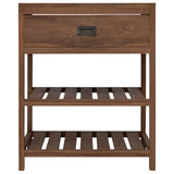 Bathroom Cabinet Natural 60 x 45 x 75 cm Solid Teak Wood 42026907